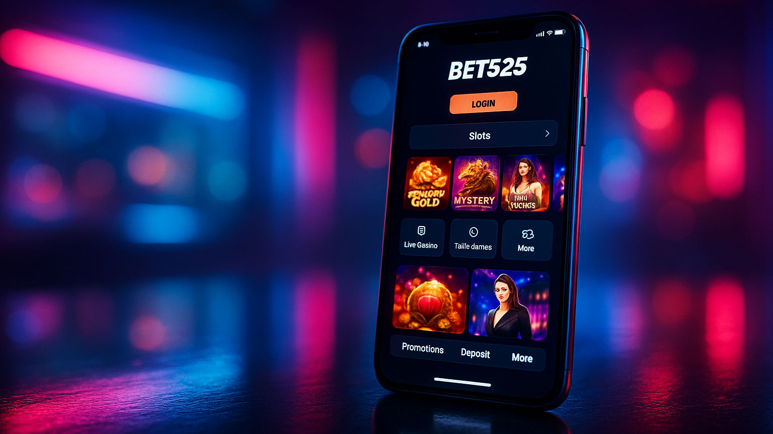 Baixar o BET525 Cassino App