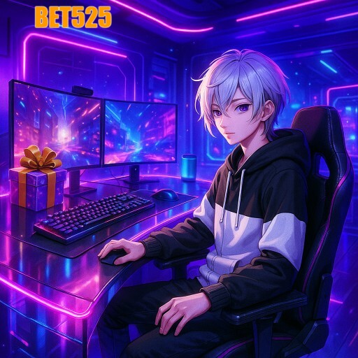 Imagem promocional da BET525 mostrando a plataforma e suas vantagens