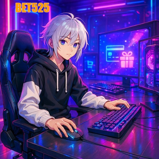 Imagem promocional da BET525 mostrando a plataforma e suas vantagens