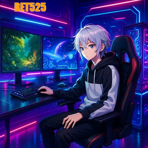 Imagem promocional da BET525 mostrando a plataforma e suas vantagens