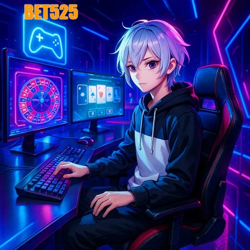 Imagem promocional da BET525 mostrando a plataforma e suas vantagens