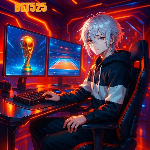 Imagem promocional da BET525 mostrando a plataforma e suas vantagens