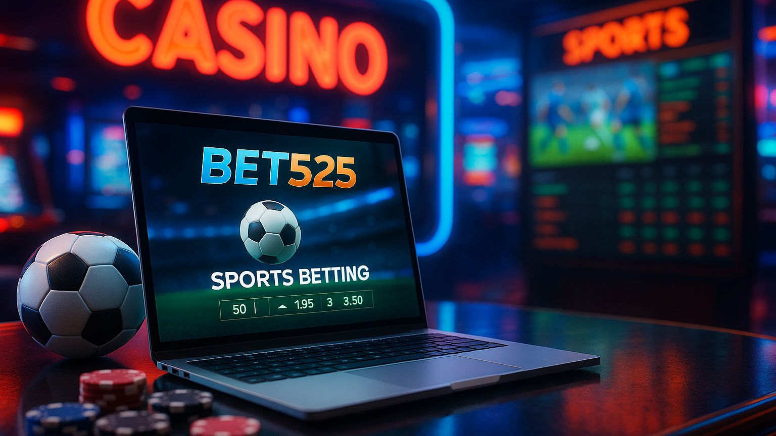 Aposte em apostas esportivas no cassino online BET525