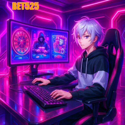 Imagem promocional da BET525 mostrando a plataforma e suas vantagens