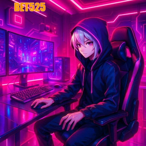 Imagem promocional da BET525 destacando segurança e atualizações constantes de jogos